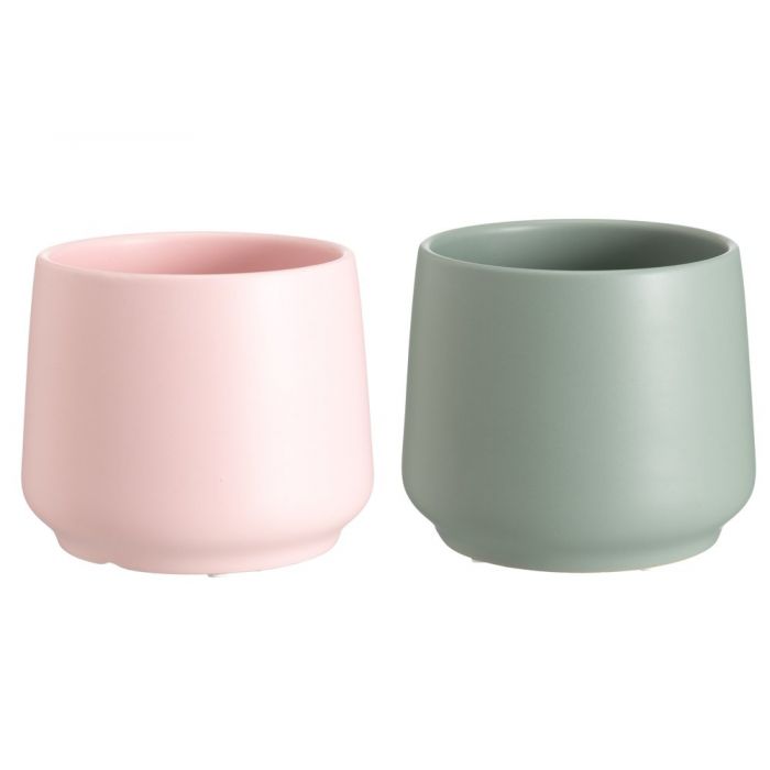 4 Living Collection dekoratīvs puķu pods Miriam 18 cm (gaiši zaļš)