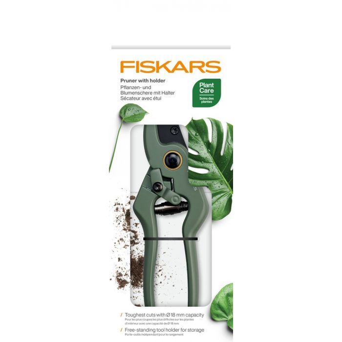 Fiskars augu kopšanas šķēres ar statīvu