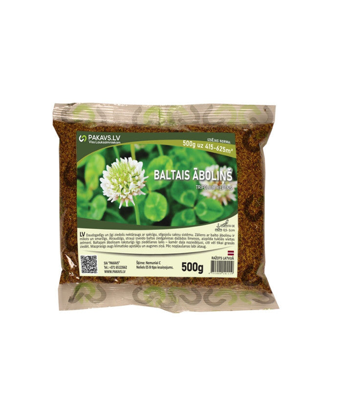 Baltais āboliņš 500g