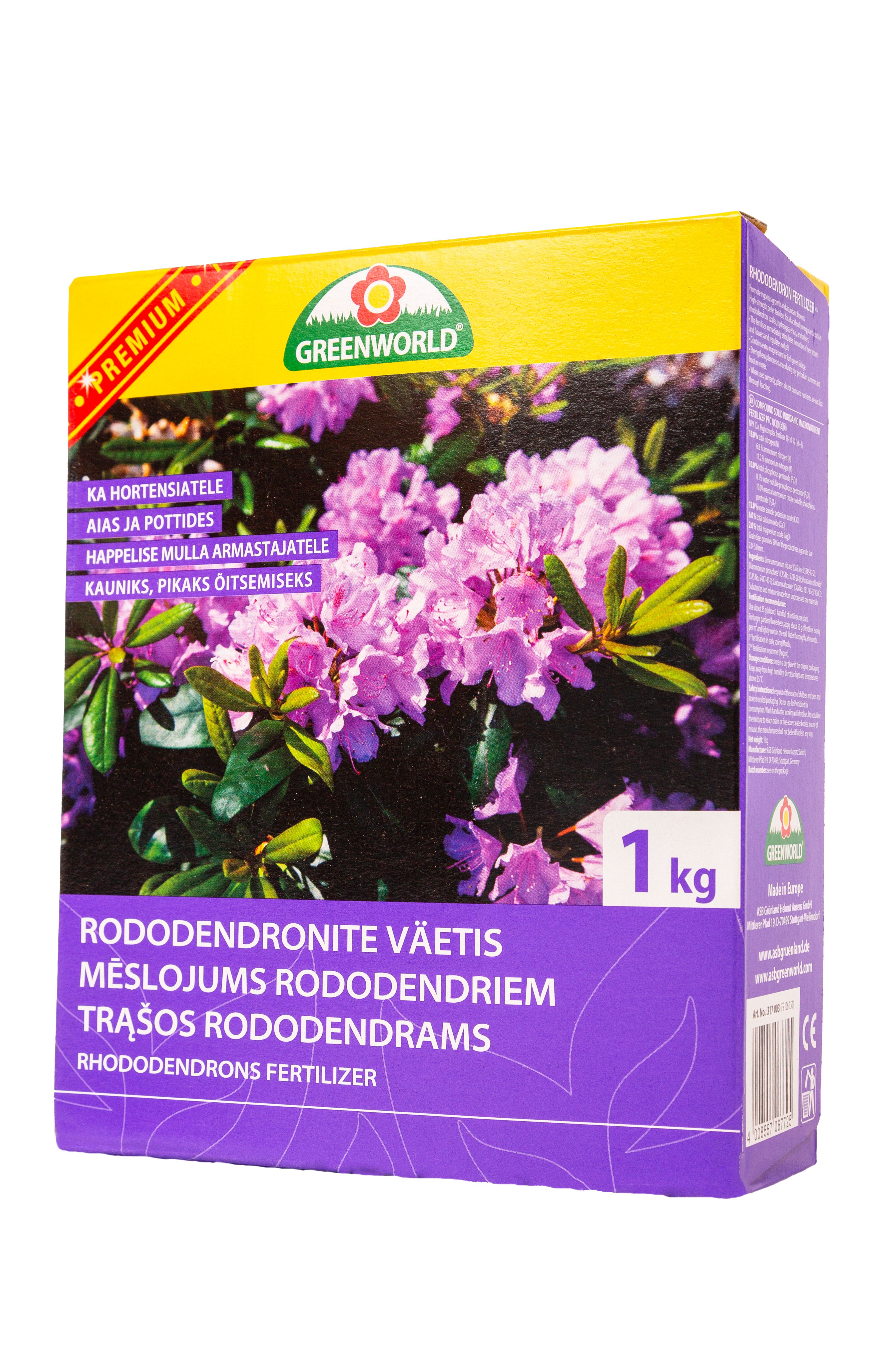 GREENWORLD Rododendru mēslojums 1kg