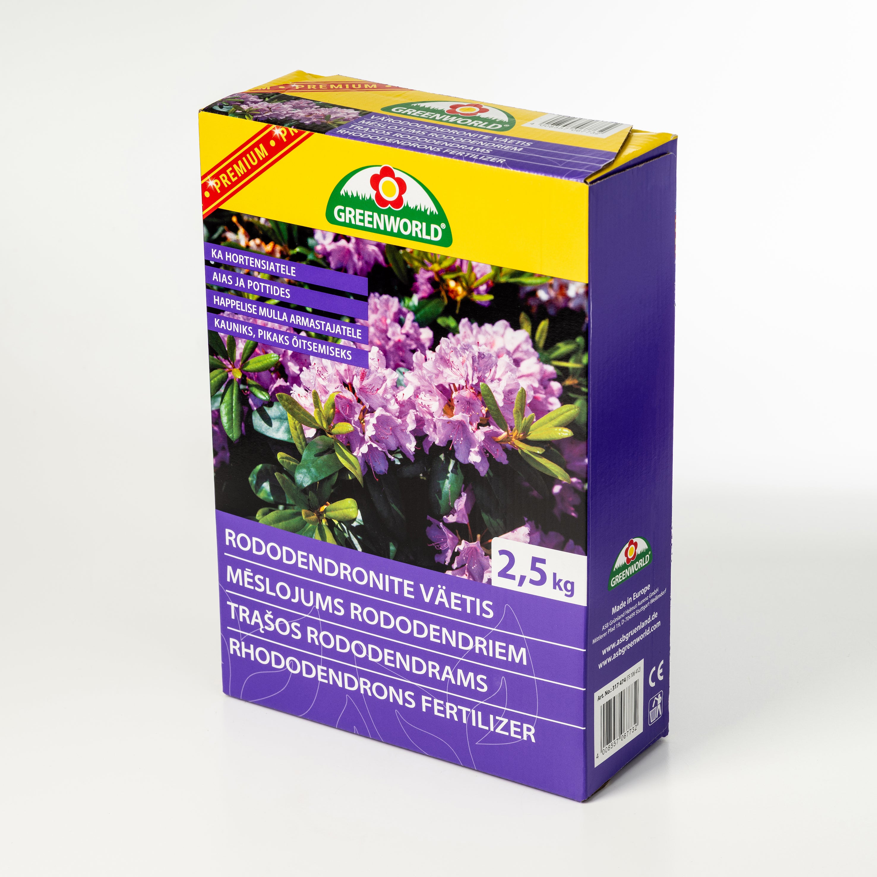 GREENWORLD Rododendru mēslojums 2.5kg