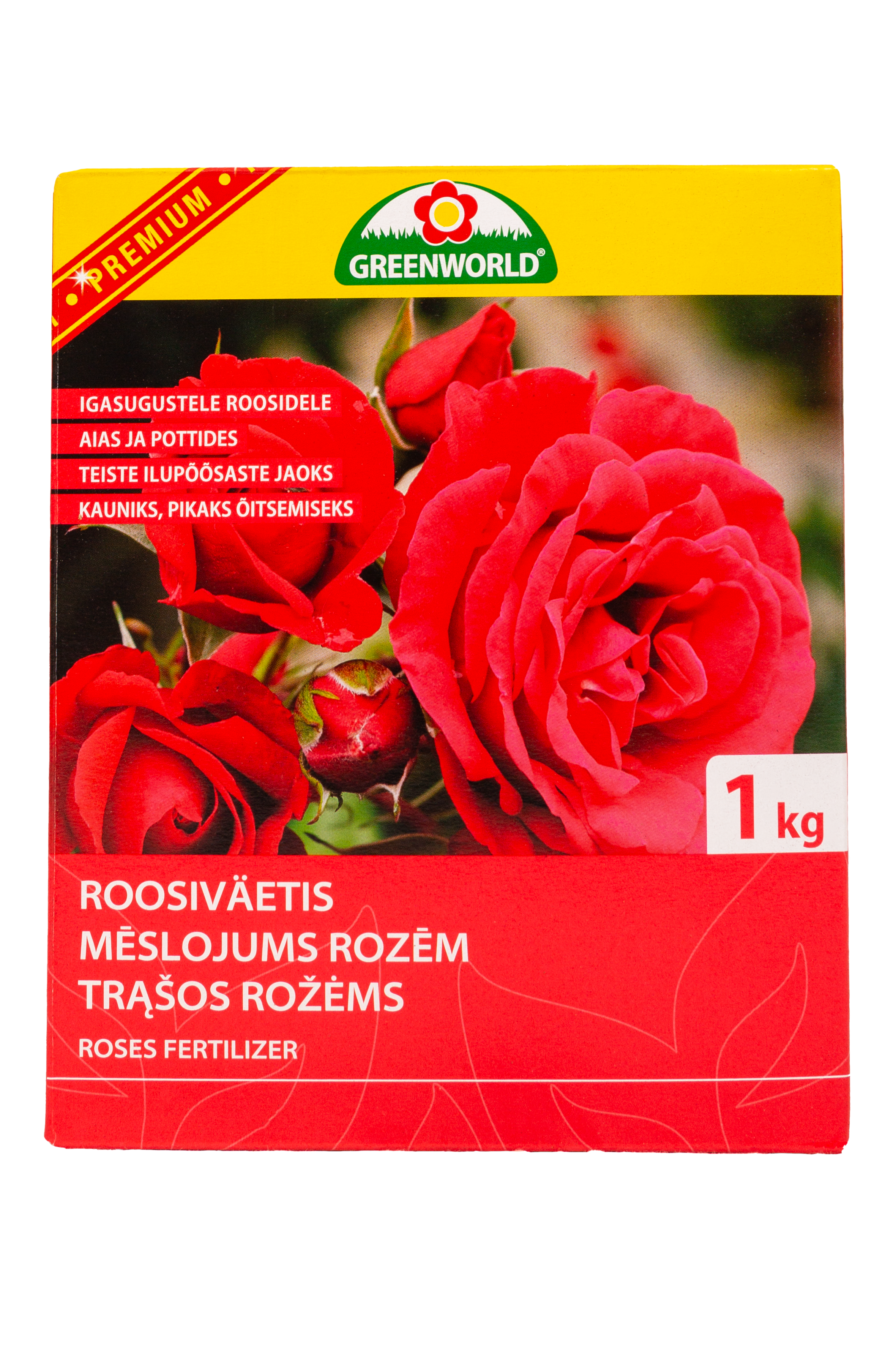 GREENWORLD Rožu mēslojums 1kg