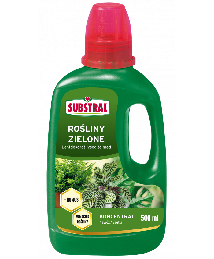 SUBSTRAL Mēslojums zaļajiem augiem ar humusu 500ml