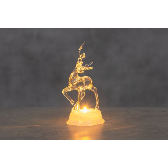 Akrila briedis ar LED gaismiņām