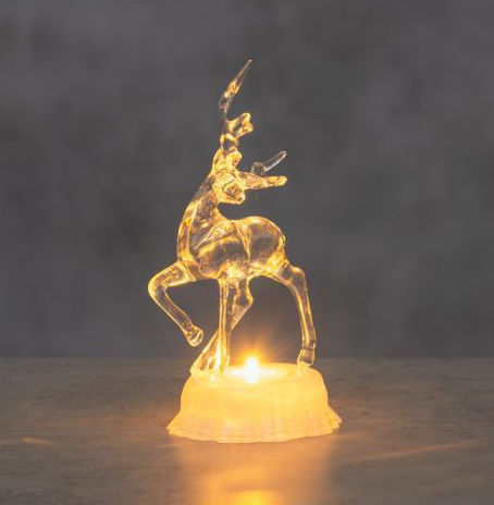 Akrila briedis ar LED gaismiņām