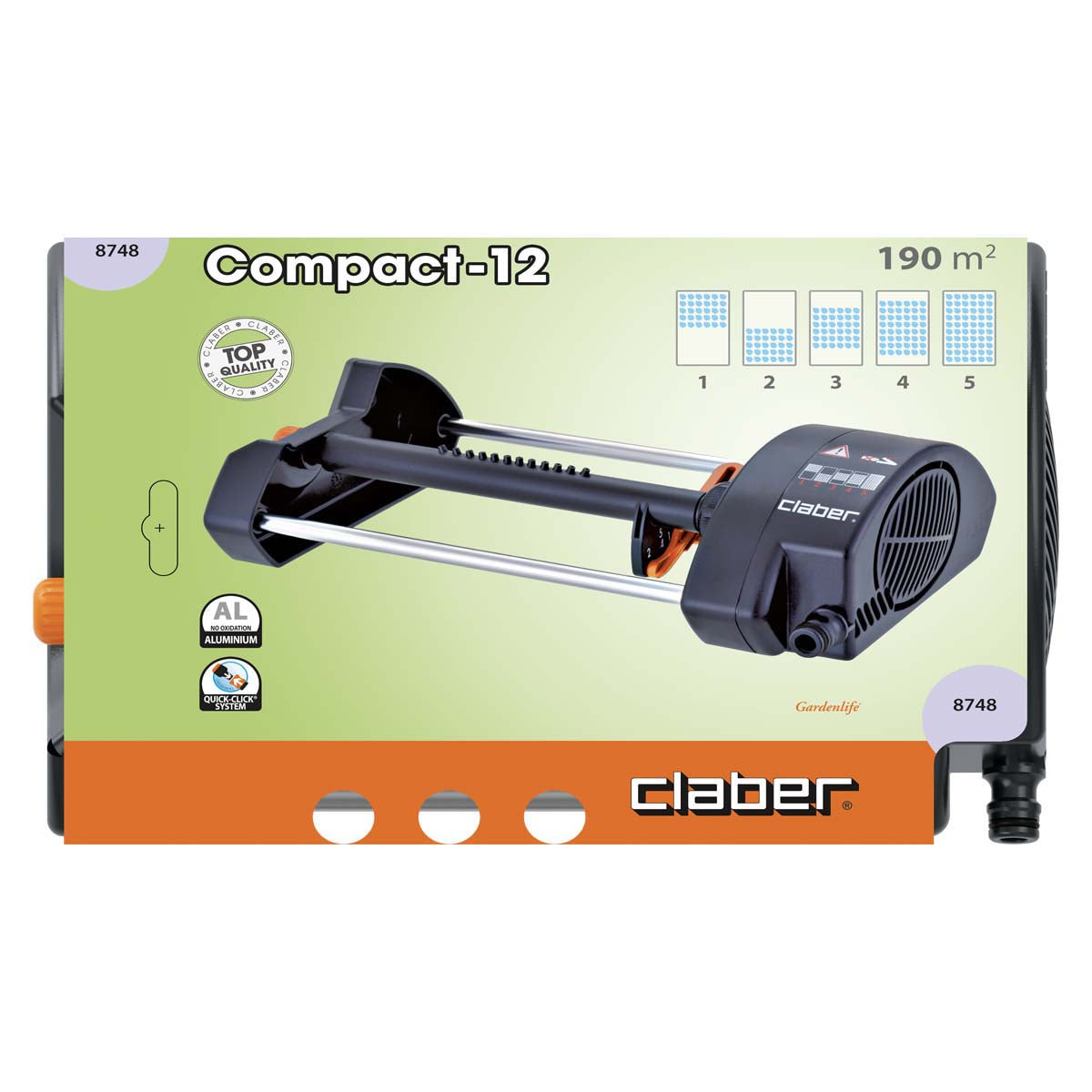 CLABER Compact-12 svārstīgais smidzinātājs