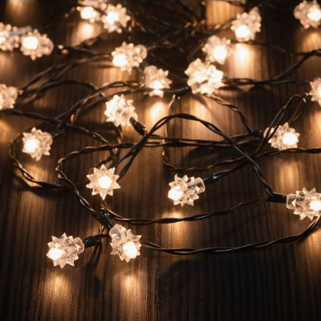 Retro LED gaismas virtene