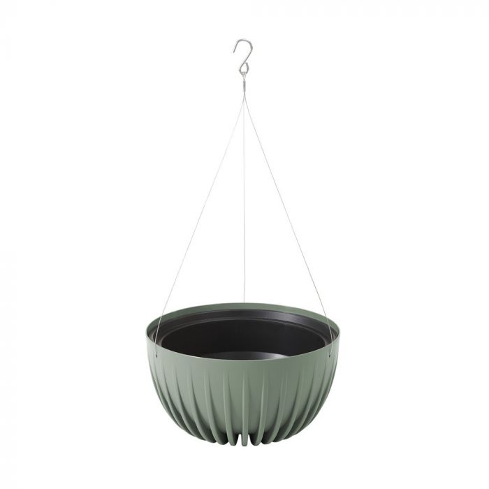 4 Living Collection piekaramais puķu pods Mira 30 cm, zaļš