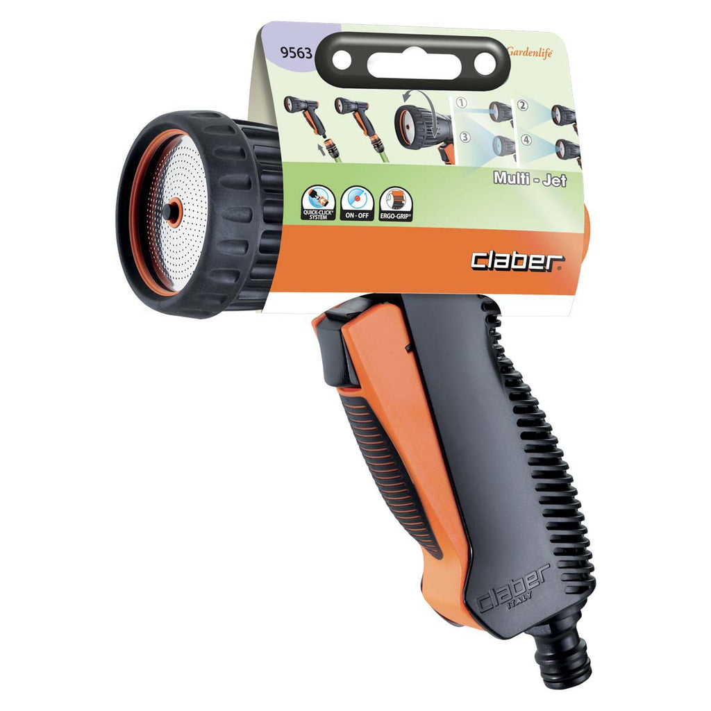 CLABER Multi-Jet Comfort daudzfunkcionāla laistīšanas pistole (4 režīmi)