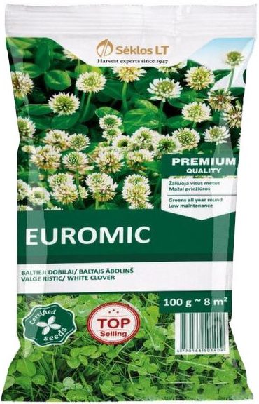 Āboliņš smalklapu balts Euromic 100g