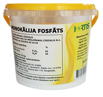 HORTIS Monokālija fosfāts 500g
